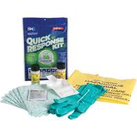 Hazwik&reg; Quick Response Spill Kit for Chemical Spills, Hazmat, Bag, 0.33 US gal. Absorbancy Equipment World