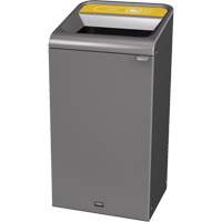 Conteneur pour d&eacute;chets de bidon Configure, Vrac/Bord de rue/De bureau, Acier, 23 gal. US Equipment World