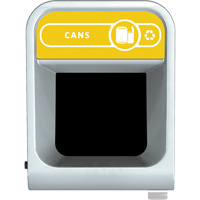 Conteneur pour d&eacute;chets de bidon Configure, Vrac/Bord de rue/De bureau, Acier, 23 gal. US Equipment World
