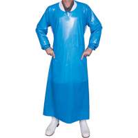 Top Dog 6 Mil. Gown, Large, Blue, Polyurethane Equipment World