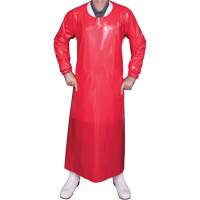 Top Dog 6 Mil. Gown, Large, Red, Polyurethane Equipment World