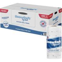 Snow Soft Signature Kitchen Towel Roll, 2 Ply, 420 Sheets/Roll, 4.5" W, 11" L Equipment World