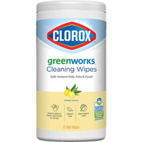 GreenWorks Cleaning Wipes, 75 Wipes Equipment World