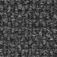 Tapis dentr&eacute;e Supreme Knob, Essuie-pieds/grattoir, 3-1/2' x 6' x 7/16", Charbon Equipment World