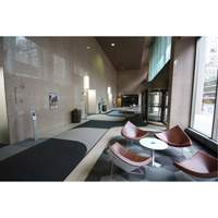 Tapis dentr&eacute;e Supreme Knob, Essuie-pieds/grattoir, 3-1/2' x 6' x 7/16", Charbon Equipment World