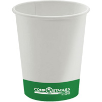Single Wall Hot/Cold Compostable Paper Cups, 8 oz., Multi-Colour JP927 | Equipment World