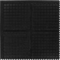 Hog Heaven III Comfort Modular Centre Tile, Corrugated, 3' x 3' x 3/4", Black, Nitrile Equipment World