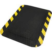 Tapis Hog Heaven, Losange, 2' x 3' x 5/8", Noir/Jaune, Nitrile Equipment World
