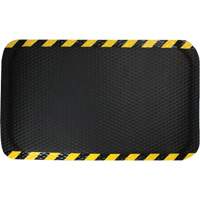 Tapis Hog Heaven, Losange, 3' x 5' x 5/8", Noir/Jaune, Nitrile Equipment World