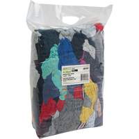 Recycled Material Wiping Rags, Cotton, Mix Colours, 10 lbs. Equipment World
