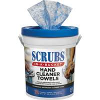 Hand Cleaner Towels, 72 Wipes, 12" x 10" Equipment World