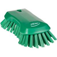Brosse &agrave; main, Soies Tr&egrave;s ferme, Longueur de 9-1/10", Vert Equipment World