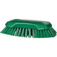 Brosse &agrave; main, Soies Tr&egrave;s ferme, Longueur de 9-1/10", Vert Equipment World