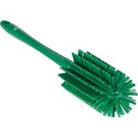 Brosse moyenne avec manche, Soies Ferme, Longueur de 17", Vert Equipment World