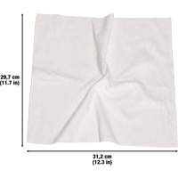 Washable Cleaning Cloths, Microfibre, White Equipment World