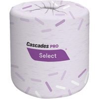 Pro Select&reg; Bathroom Tissue, 2 Ply, 420 Sheets/Roll, White Equipment World