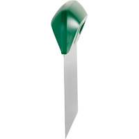 Flexible Stainless Steel Dough Cutter/Scraper, Green, 4-1/2" W x 5-3/4" L Equipment World