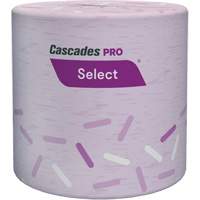 PRO Select&reg; Bathroom Tissue, 1 Ply, 1000 Sheets/Roll, White Equipment World