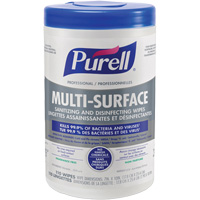 Professional Multi-Surface Sanitizing & Disinfecting Wipes, 7" x 10", 110 Count Equipment World