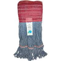 Wide-Band Mop Head, Antimicrobial/Floor Finishing/Specialty, Cotton/Rayon/Synthetic, Loop Style Equipment World