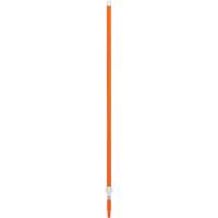 Handle, Broom/Brush/Dust Mop/Pad Holder/Scraper/Squeegee/Wet Mop, Orange, Telescopic, 62" - 109-2/5" L Equipment World