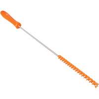 Tube Brush, Stiff Bristles, 19-7/10" Long, Orange Equipment World