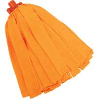 Socket Mop, Orange, Microfibre, Cut Style Equipment World