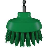HyDrive Round Drill Brush, Extra Stiff Bristles, 3-1/10" Long, Green Equipment World