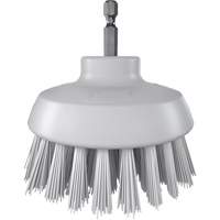 HyDrive Round Drill Brush, Extra Stiff Bristles, 3-1/10" Long, White Equipment World