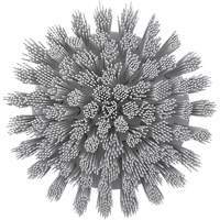 HyDrive Round Drill Brush, Extra Stiff Bristles, 3-1/10" Long, White Equipment World