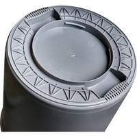 Grey Titan Garbage Container, Plastic, 20 US gal. Equipment World