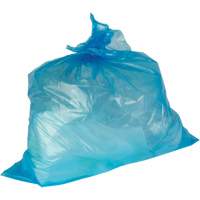 Industrial Garbage Bags, Strong, 30" W x 38" L, 0.9 mils, Blue, 88 L (20 Gal.) Capacity Equipment World