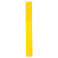 Poteau de garde-corps, Acier, 10-3/4" lo x 24" h, Jaune Equipment World