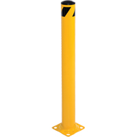 Bollard, Steel, 42" H x 5-1/2" W, Yellow Equipment World