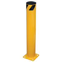 Safety Bollard, Steel, 36" H x 5.5" W, Yellow Equipment World