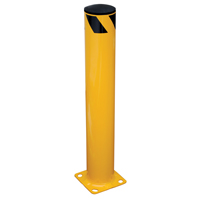Safety Bollard, Steel, 36" H x 5.5" W, Yellow Equipment World