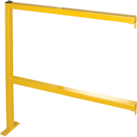 Perimeter Guards - Tubular Style, 94" W x 49-1/2" H, Yellow Equipment World