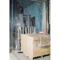 Strip Curtain Doors, 10' x 10' Door Opening, 12" Strip Width, 0.120" Strip Thickness Equipment World