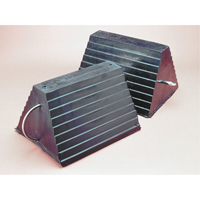 Cale de roue, 9" x 8" x 6", Noir Equipment World