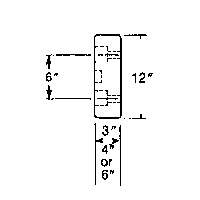 Molded Rubber Dock Guards, Rubber, 30" W x 4" D x 10" H Equipment World