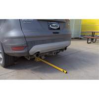 Butoirs repliables, Acier, 42" h x 1-3/4" la, Jaune Equipment World