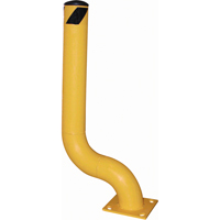 Borne d&eacute;sax&eacute;e, Acier, 36-1/8" h x 8" la, Jaune Equipment World