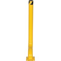 Borne d&eacute;sax&eacute;e, Acier, 54" h x 4-1/2" la, Jaune Equipment World