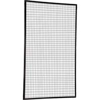 Adjustable Perimeter Guard Panel, 8' H x 5' W, Black Equipment World
