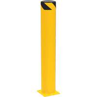 Bornes de s&eacute;curit&eacute; tubulaire, Acier, 42" h x 6-5/8" la, Jaune Equipment World