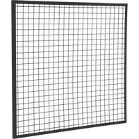 Wire Mesh Partition Panel, 4' H x 4' W Equipment World