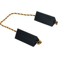 Airline Wheel Chock, 5" x 10" x 4-1/2", Black Equipment World