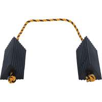 Airline Wheel Chock, 5" x 10" x 4-1/2", Black Equipment World