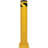 Butoir de s&eacute;curit&eacute;, Acier, 36" h x 5-1/2" la, Jaune Equipment World