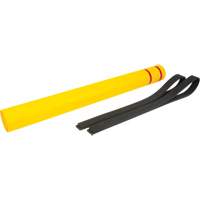 Capuchon en poly&eacute;thyl&egrave;ne pour borne de protection, 4-1/2" dia. x 52" l, Rouge/Jaune Equipment World